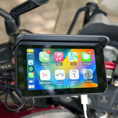 OTTOCAST Portable Motorcycle Wireless CarPlay/Android Auto Screen