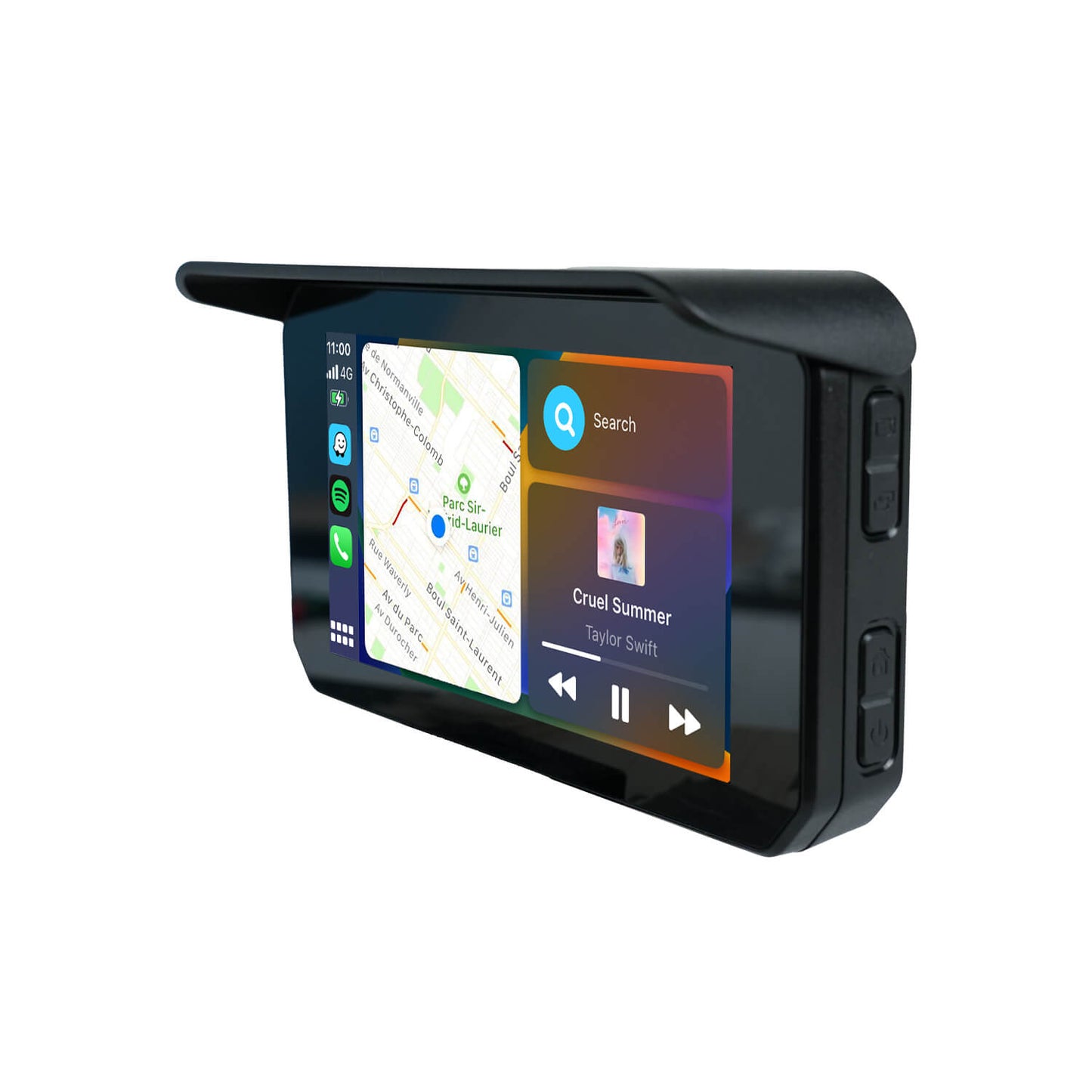 CarPlay Lite C5 SE Schermo portatile wireless per moto CarPlay/Android Auto