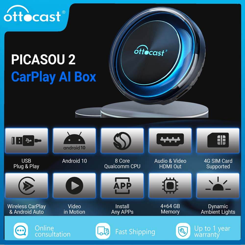 PICASOU-2 CarPlay AI Box