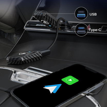 2-IN-1 USB Wireless CarPlay & Android Auto Adapter