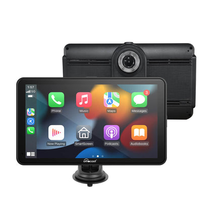 Portable 7" Apple CarPlay & Android Auto Car Touch Screen