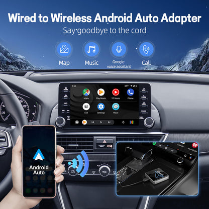 (Today Special Offer $20 OFF)) A2Air Pro Wireless Android Auto Adapter