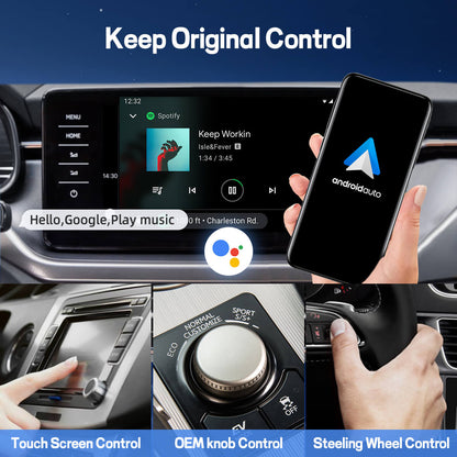 (Today Special Offer $20 OFF)) A2Air Pro Wireless Android Auto Adapter