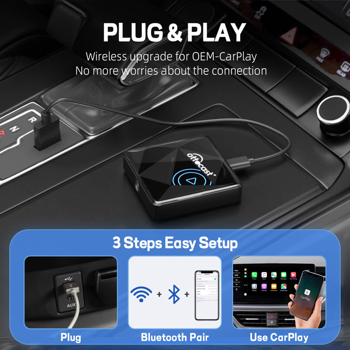 U2 AIR Pro Wireless CarPlay-Adapter