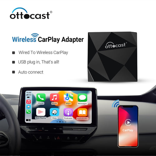 (LIMITED-TIME SPECIAL OFFER: SAVE 45% ON THE PRICE)- Ottocast Wireless  AI Adapter™