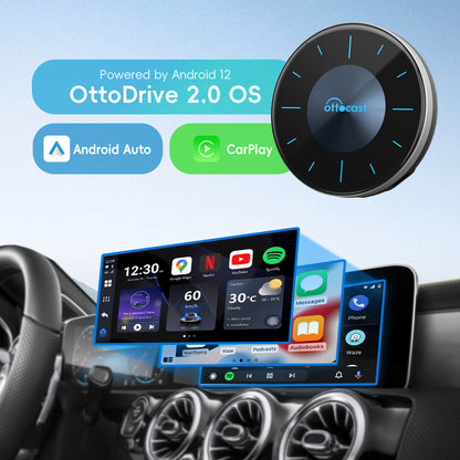 (Today Special Offer $50 OFF) OttoAibox P3 CarPlay AI Box