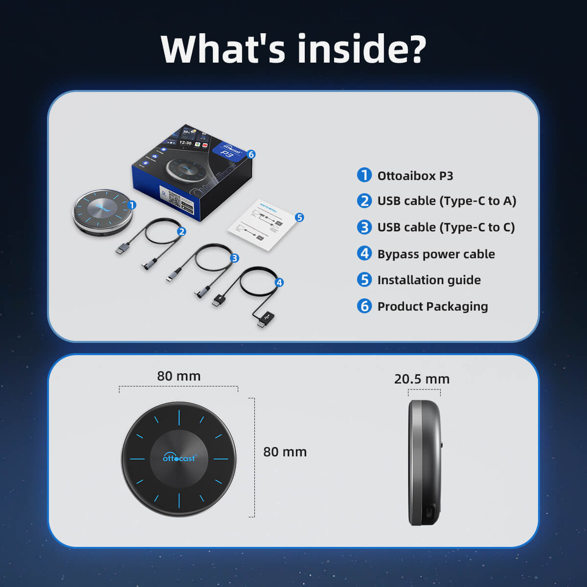 OttoAibox P3 CarPlay AI Box