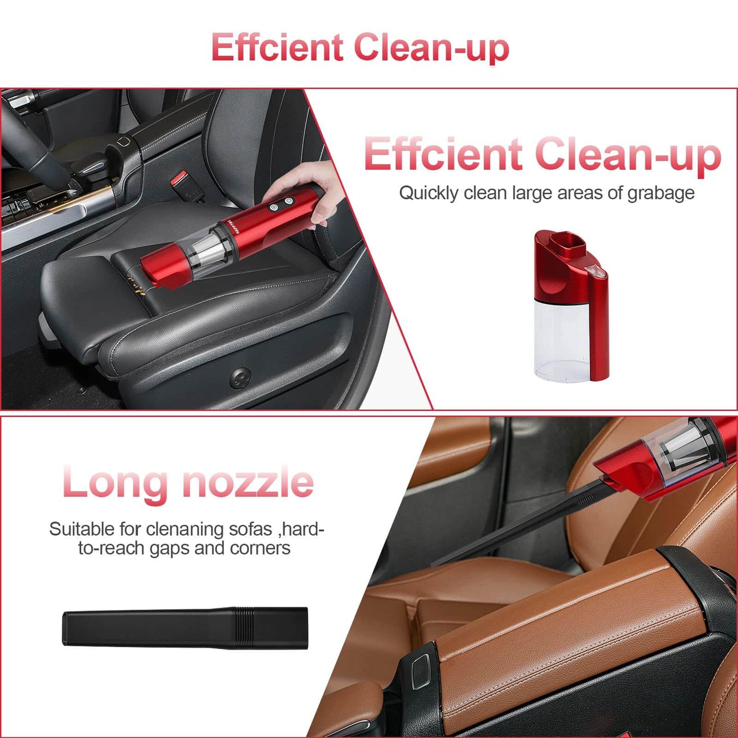 Wireless Handheld Car Vacuum Cleaner